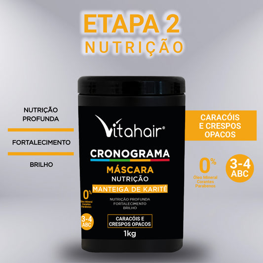 Máscara Nutrição Cronograma Capilar 1Kg