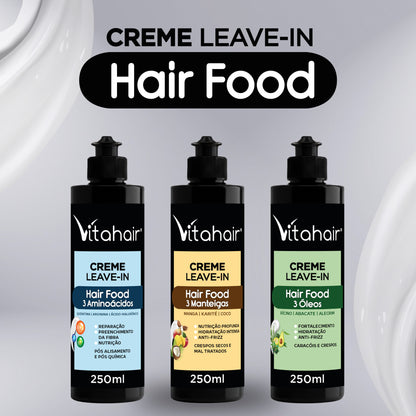 Hair Food 3 Aminoácidos 250ml