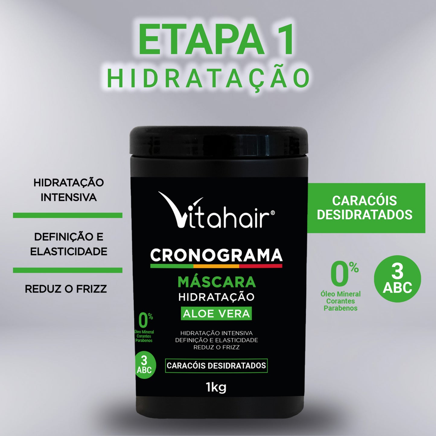 Máscara Hidratação Cronograma Capilar 1Kg