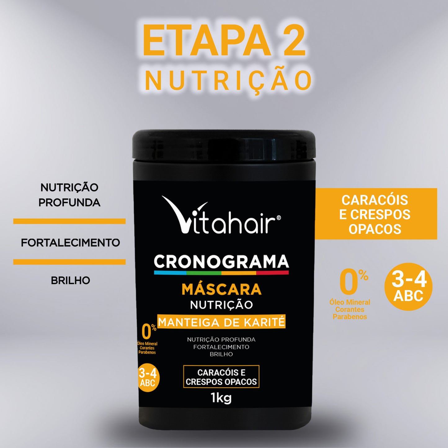 Máscara Nutrição Cronograma Capilar 1Kg