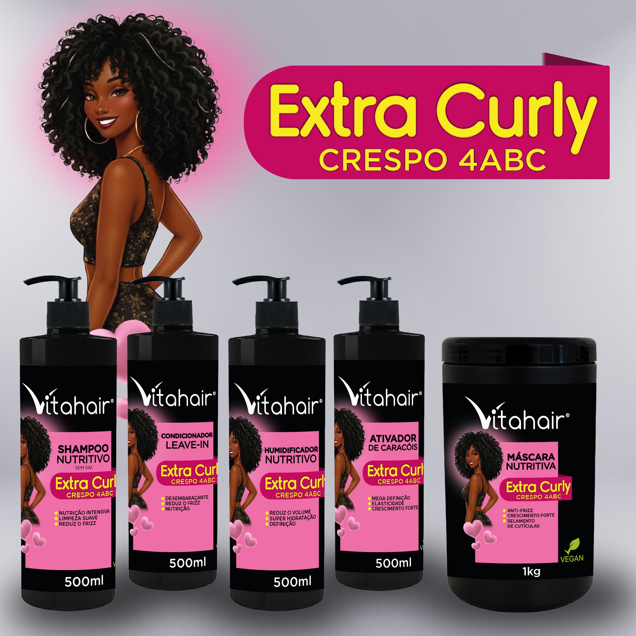 Ativador de Caracóis Extra Curly 500ml