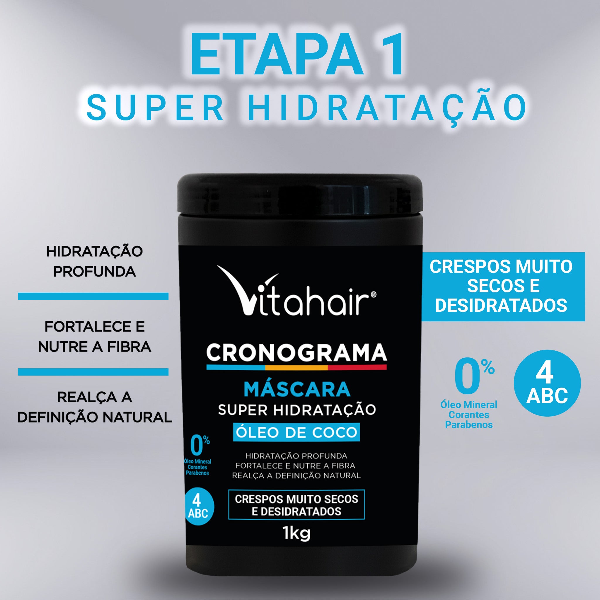 Máscara Super Hidratação Cronograma Capilar 1 Kg